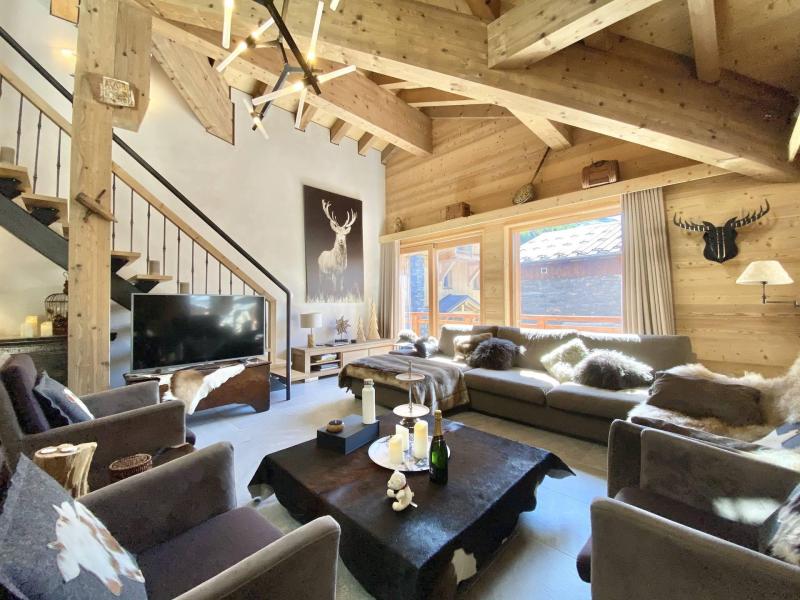 Vacanze in montagna Chalet 12 stanze per 16 persone (ETERLOU) - Chalet l'Éterlou - Les Menuires - Soggiorno