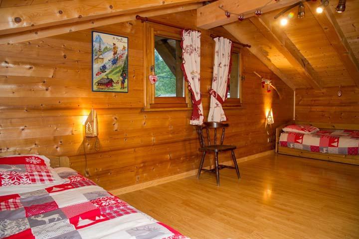 Каникулы в горах Апартаменты дуплекс 8 комнат 16 чел. - Chalet l'Hermine des Vorres - Châtel - Комната