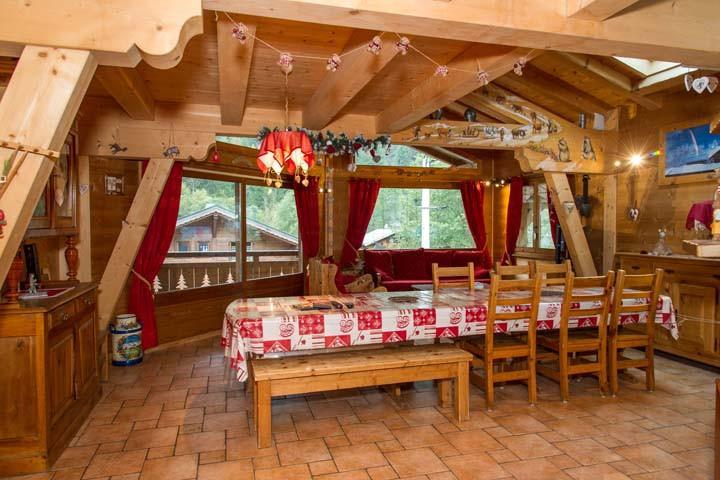 Каникулы в горах Апартаменты дуплекс 8 комнат 16 чел. - Chalet l'Hermine des Vorres - Châtel - Салон