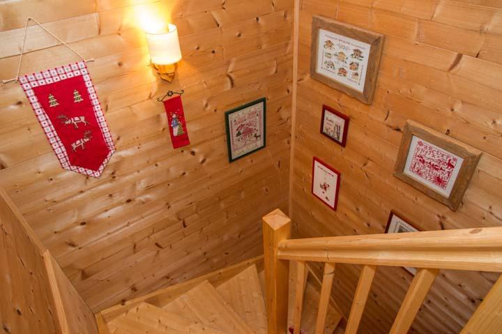 Holiday in mountain resort 8 room duplex apartment 16 people - Chalet l'Hermine des Vorres - Châtel - Stairs