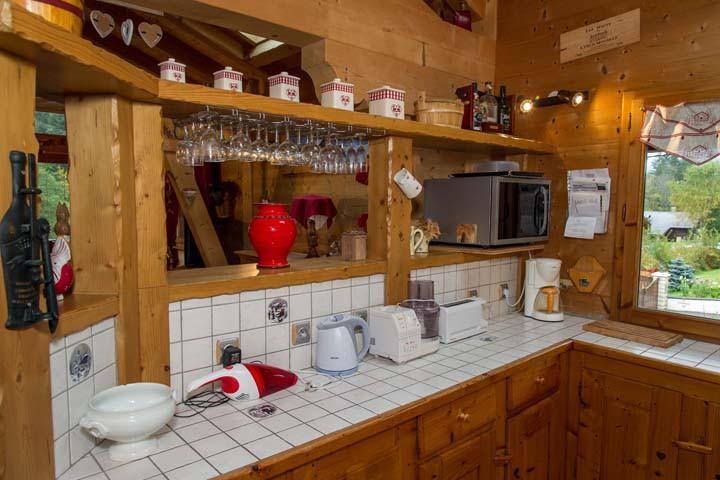 Vacanze in montagna Appartamento su due piani 8 stanze per 16 persone - Chalet l'Hermine des Vorres - Châtel - Cucinino