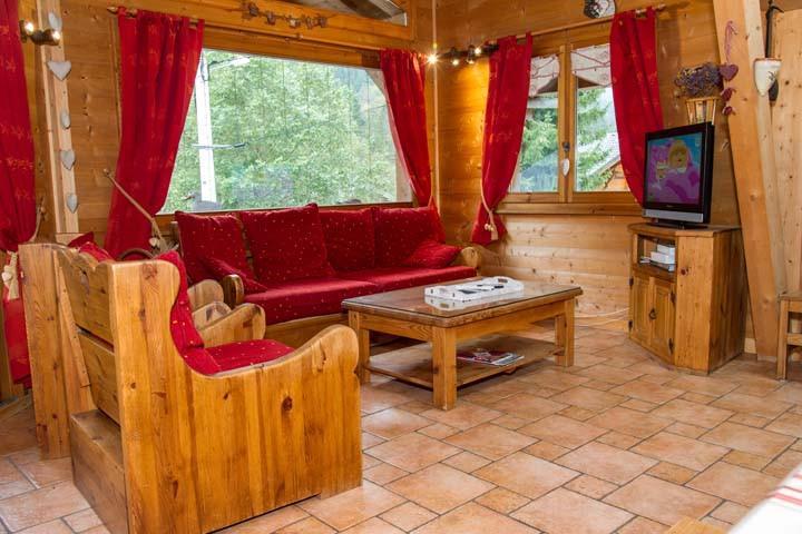 Vacanze in montagna Appartamento su due piani 8 stanze per 16 persone - Chalet l'Hermine des Vorres - Châtel - Soggiorno