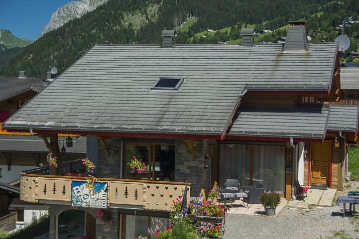 Аренда на лыжном курорте Апартаменты 6 комнат 12 чел. (001) - Chalet la Boule de Neige - Châtel - летом под открытым небом
