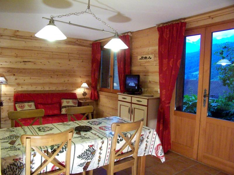 Urlaub in den Bergen 3-Zimmer-Holzhütte für 5 Personen (2) - Chalet la Buissière - Le Grand Bornand - Wohnzimmer
