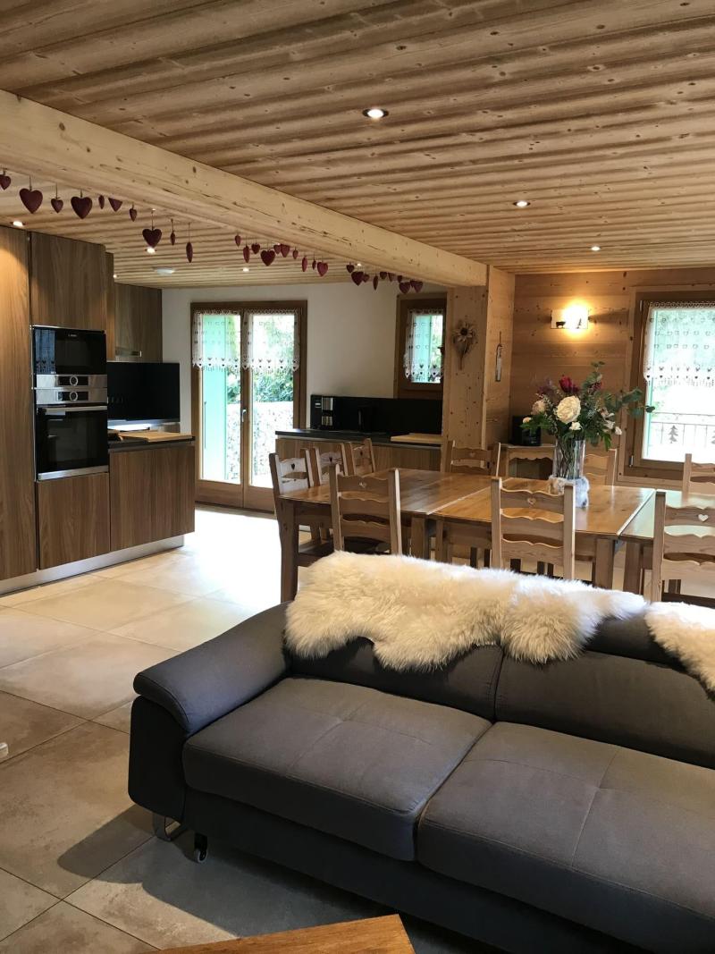 Urlaub in den Bergen Triplex-Chalet 7 zimmer 16 Personnen - Chalet la Calèche - Châtel - Wohnzimmer