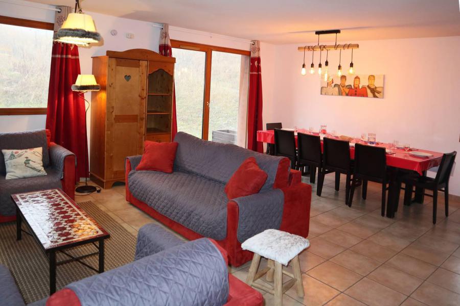 Vakantie in de bergen Chalet mitoye 5 kamers  10 personen - Chalet la Combe d'Or - Les Orres - Woonkamer