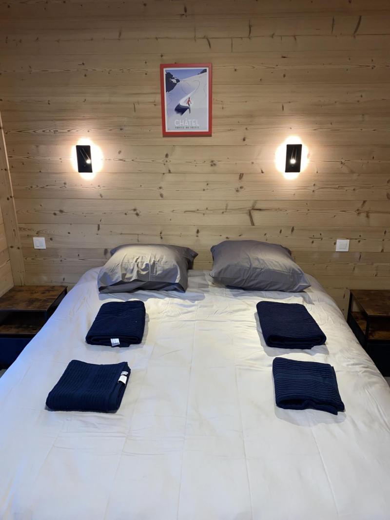 Vacaciones en montaña Apartamento 6 piezas para 12 personas - Chalet La Ferme de Delphine et François - Châtel - Habitación