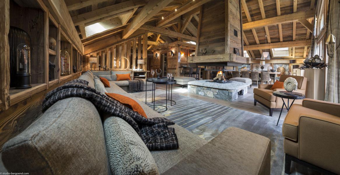 Каникулы в горах Шале триплекс 7 комнат 10 чел. - Chalet la Ferme de Juliette - Le Grand Bornand - Салон