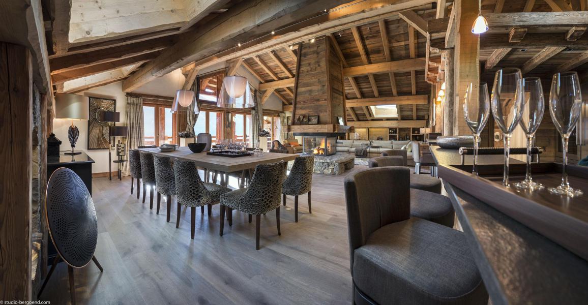 Urlaub in den Bergen Triplex-Chalet 7 zimmer 10 Personnen - Chalet la Ferme de Juliette - Le Grand Bornand - Esszimmer