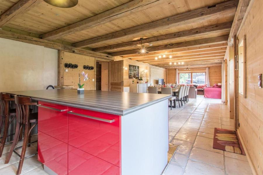 Vacaciones en montaña Apartamento 5 piezas para 13 personas (Logement 13 personnes) - Chalet LA FERME DU CREUX DU NANT - Châtel - Cocina