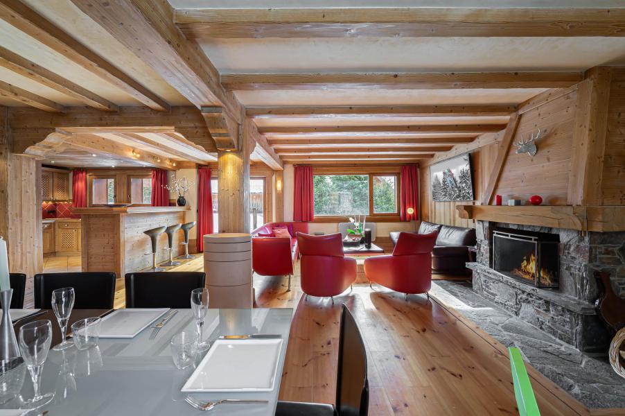 Vacances en montagne Chalet triplex 6 pièces 10 personnes - Chalet la Grange à Gégé - Méribel - Séjour