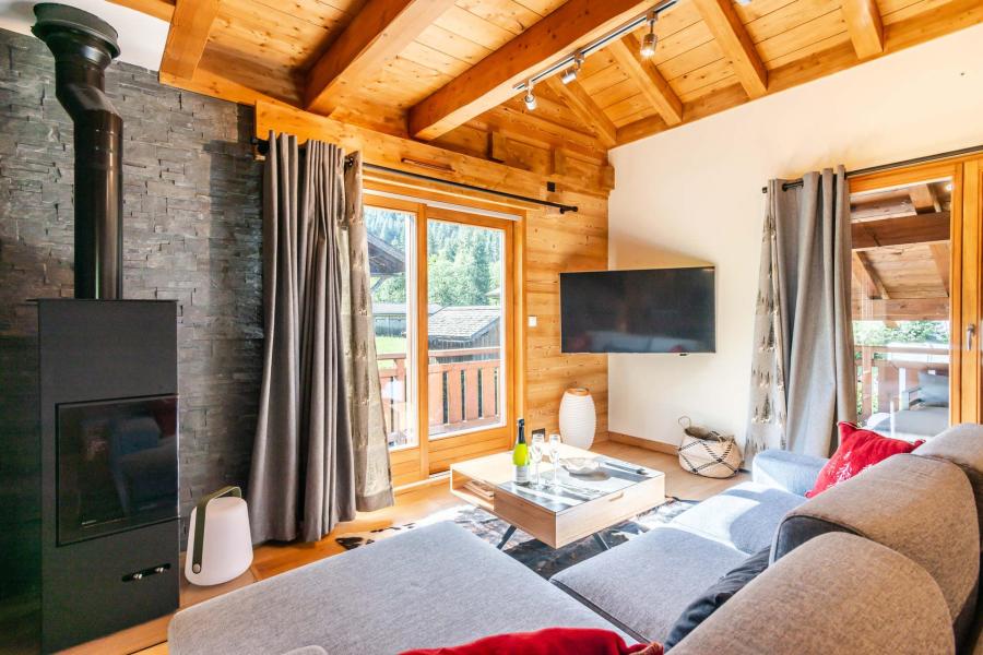 Urlaub in den Bergen Doppelchalethälfte 5 Zimmer für 8 Personen - Chalet La Passionata - Morzine - Wohnzimmer
