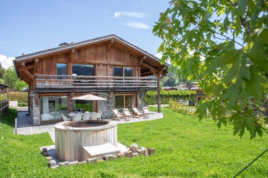 Holiday in mountain resort 5 room mezzanine chalet 8 people (CLPF) - Chalet La Petite Forêt - Megève - Summer outside