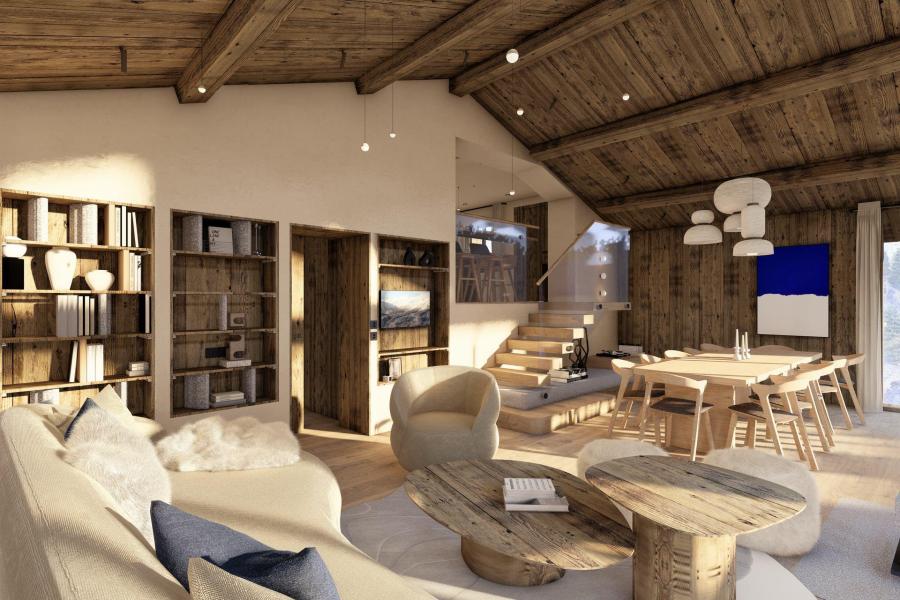 Каникулы в горах Шале триплекс 6 комнат 13 чел. - Chalet La Poudreuse - Courchevel - Салон