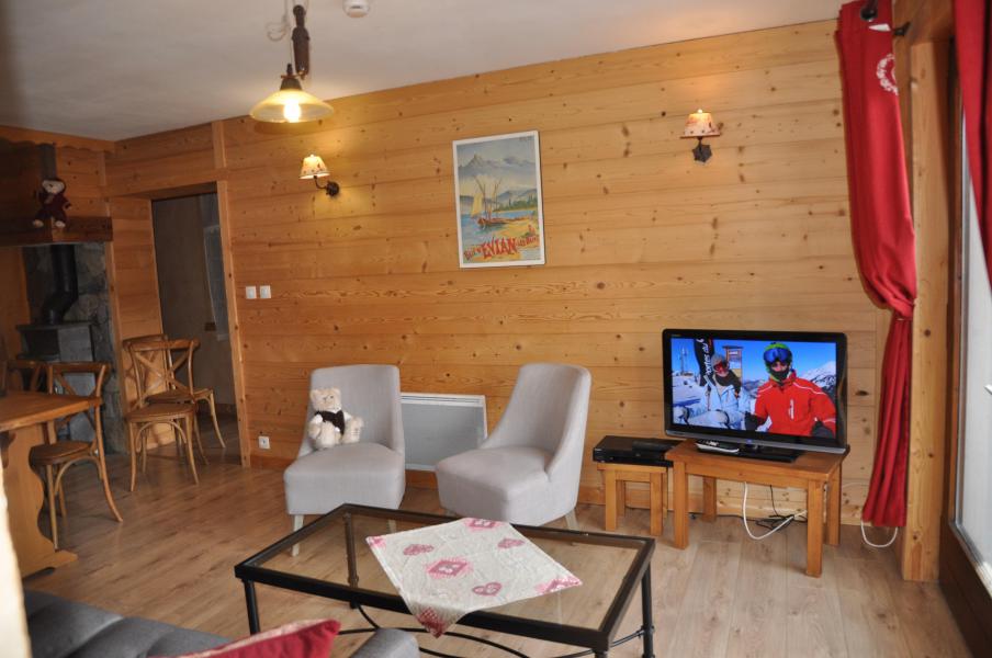Holiday in mountain resort 5 room apartment 7 people - Chalet la Puce - Châtel - Living room