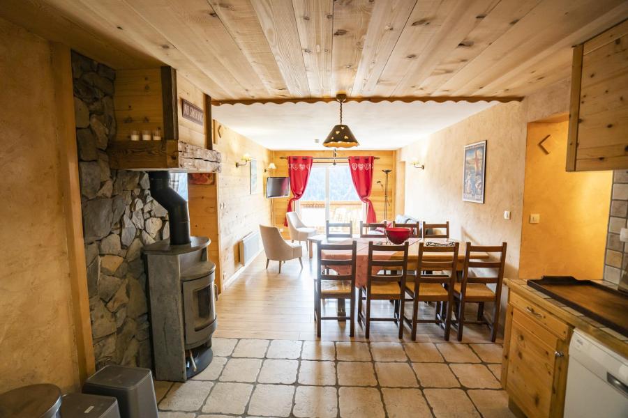 Vakantie in de bergen Appartement 5 kamers 7 personen - Chalet la Puce - Châtel - Woonkamer