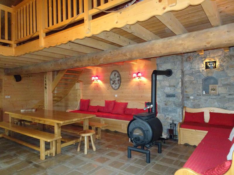 Vakantie in de bergen Chalet duplex 2 kamers 8 personen - Chalet la Ravière - Champagny-en-Vanoise - Woonkamer