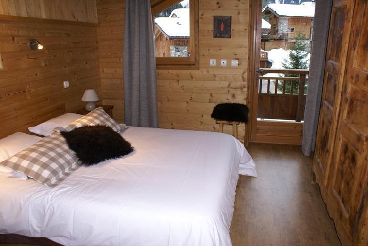 Holiday in mountain resort 5 room duplex chalet 8-10 people - Chalet la Sauvire - Champagny-en-Vanoise - Double bed
