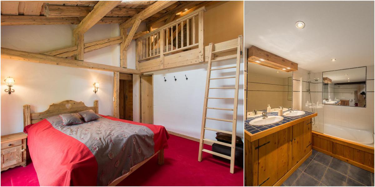 Urlaub in den Bergen 6 Zimmer Chalet für 10 Personen - Chalet la Tannière des Ours - Méribel - Schlafzimmer