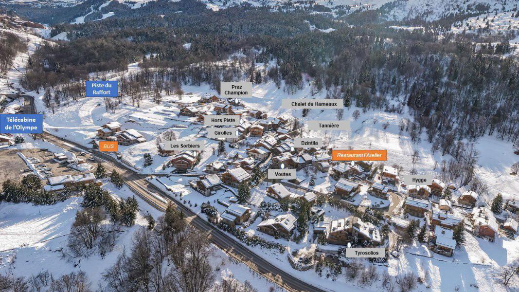 Urlaub in den Bergen 6 Zimmer Chalet für 10 Personen - Chalet la Tannière des Ours - Méribel - Plan