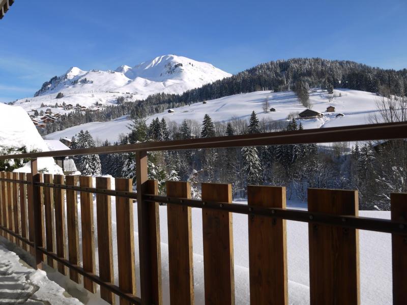 Vacanze in montagna Chalet Le Bachal - Le Grand Bornand - Balcone