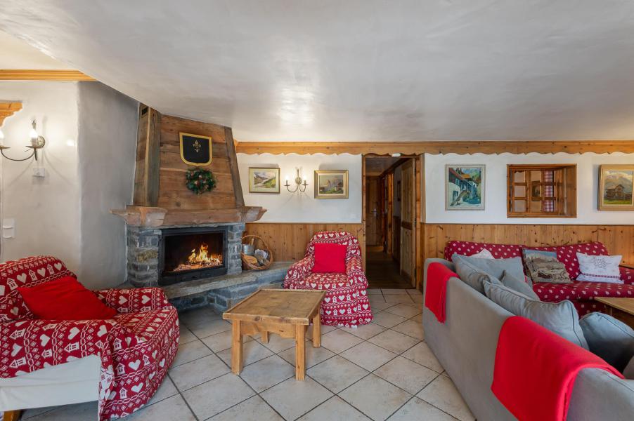Holiday in mountain resort 7 room chalet 12 people - Chalet le Barragiste - Courchevel - Living room