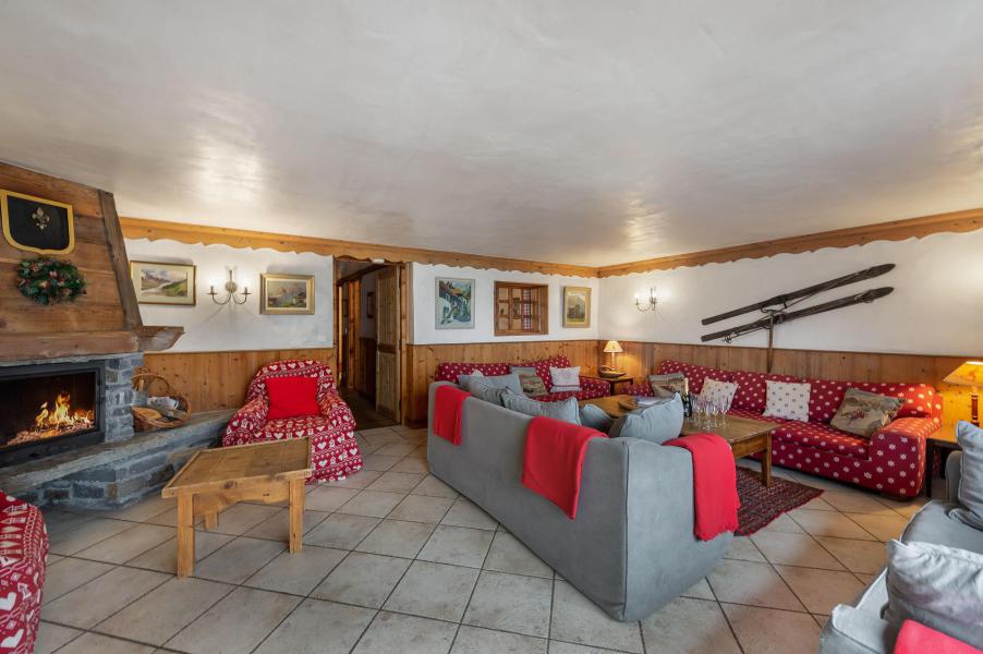 Holiday in mountain resort 7 room chalet 12 people - Chalet le Barragiste - Courchevel - Living room
