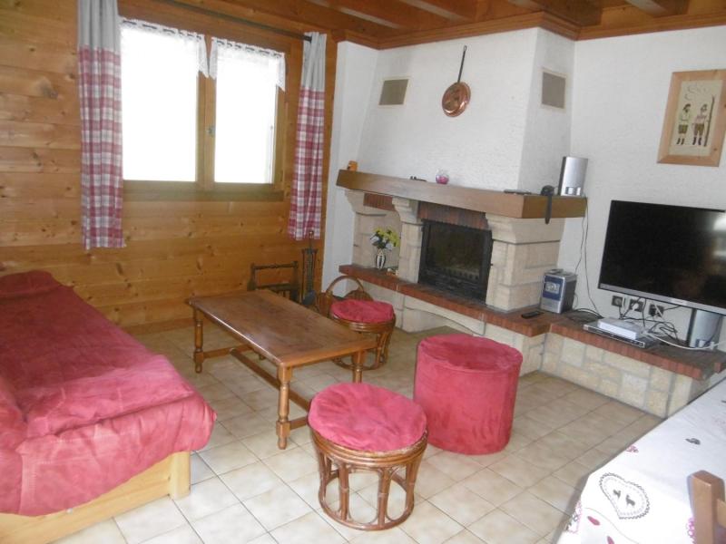 Vacances en montagne Chalet 5 pièces 9 personnes - Chalet le Bervonne - Le Grand Bornand - Coin séjour