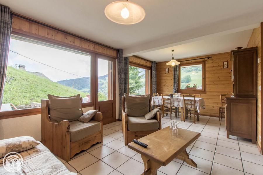 Vakantie in de bergen Appartement 3 kamers 4 personen (304) - Chalet le Camy - Le Grand Bornand - Woonkamer
