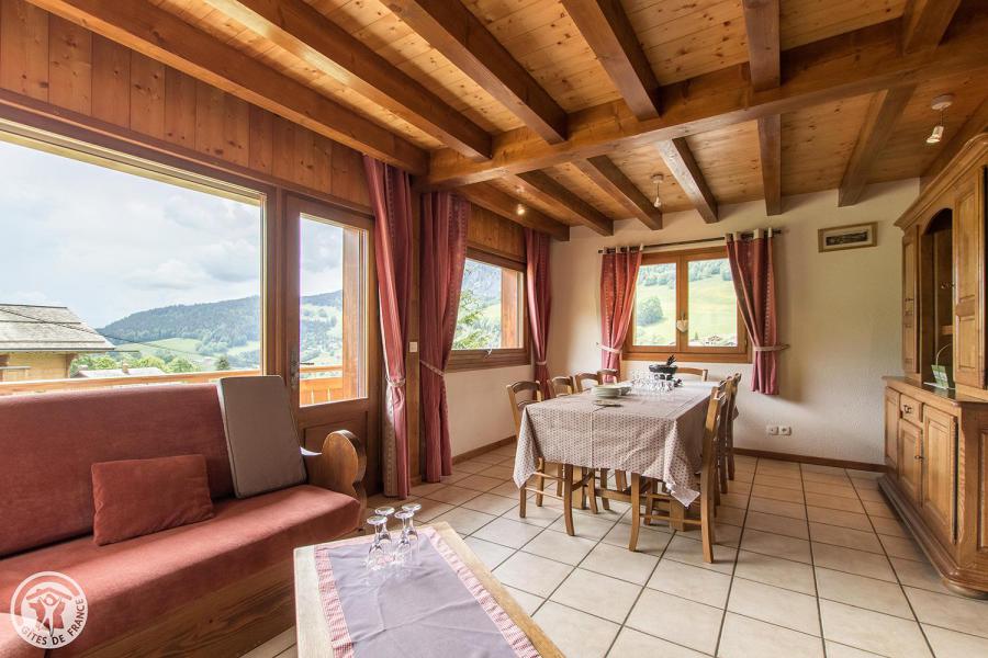 Vakantie in de bergen Appartement 6 kamers 10 personen (305) - Chalet le Camy - Le Grand Bornand - Woonkamer