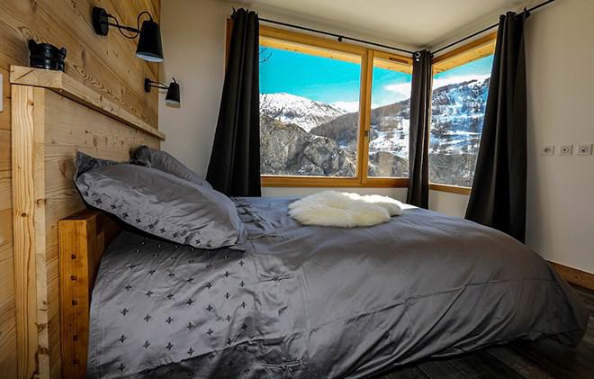 Urlaub in den Bergen Chalet Le Chabichaz - Valloire - Schlafzimmer