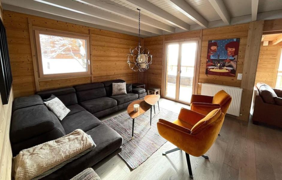 Holiday in mountain resort Chalet le Chabichou - Les 2 Alpes - Settee