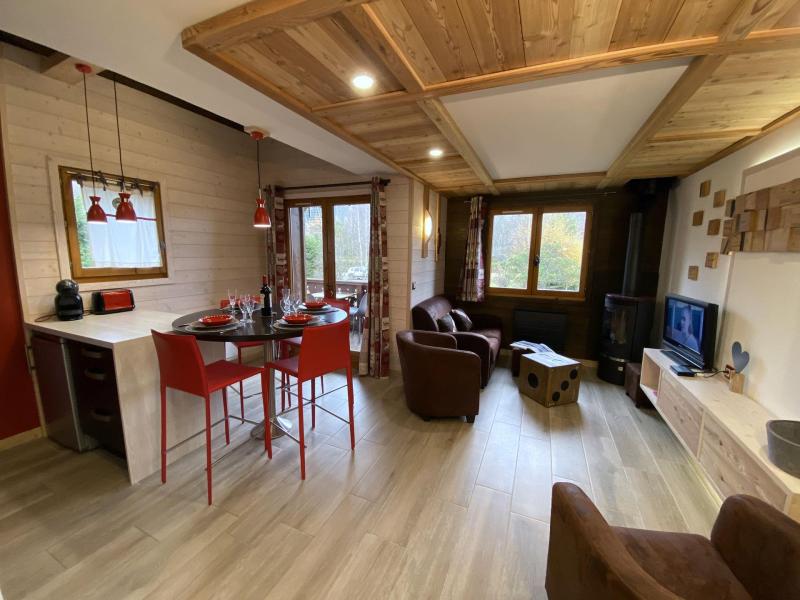 Holiday in mountain resort 3 room apartment 4 people (GOLF) - Chalet le Col du Dôme - Chamonix - Living room