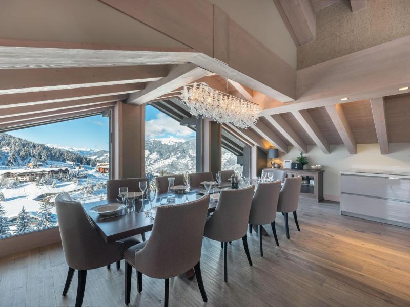 Holiday in mountain resort 5 room quadriplex chalet 10 people - Chalet le Cortina - Courchevel - Living room