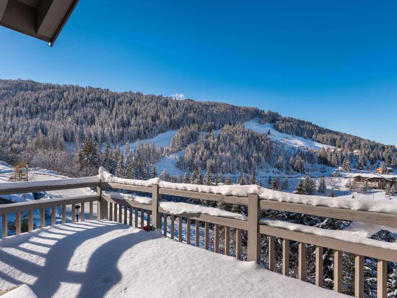 Vacances en montagne Chalet quadriplex 5 pièces 10 personnes - Chalet le Cortina - Courchevel - Balcon