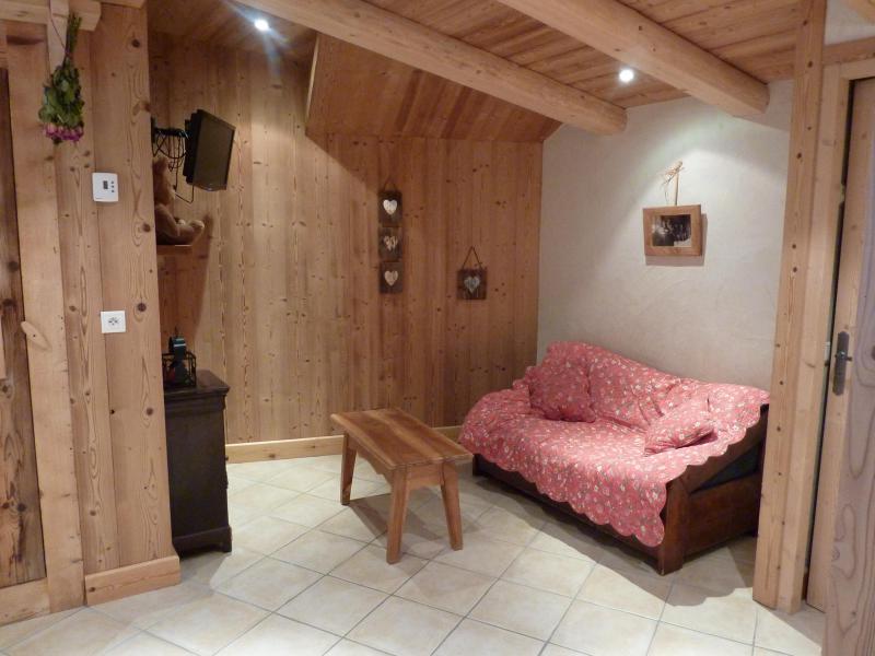 Vakantie in de bergen Appartement 3 kamers 4 personen (307) - Chalet le Corty - Le Grand Bornand - Woonkamer