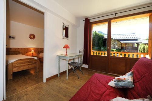 Holiday in mountain resort 6 room duplex apartment 13 people (1) - Chalet le Cristal - Les Menuires - Bed-settee