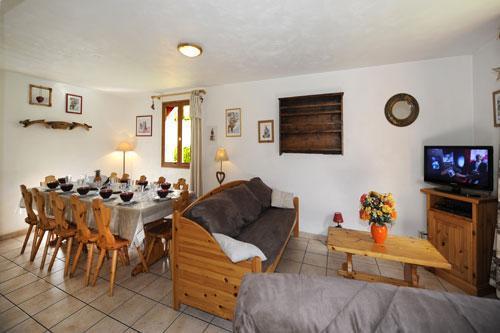 Holiday in mountain resort 6 room duplex apartment 13 people (1) - Chalet le Cristal - Les Menuires - Living room