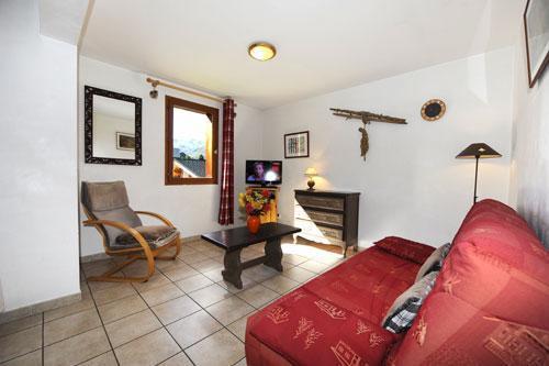 Vacanze in montagna Appartamento 3 stanze per 6 persone (2) - Chalet le Cristal - Les Menuires - Angolo soggiorno