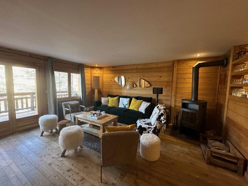 Holiday in mountain resort 5 room chalet 12 people - Chalet Le Flocon II - Vars - Living room