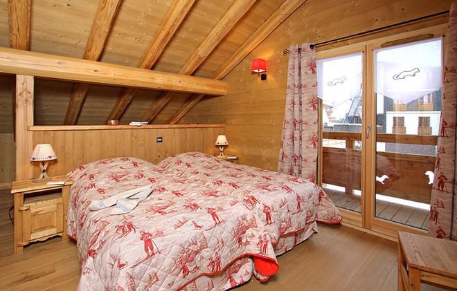 Vacanze in montagna Chalet Le Loup Lodge - Les 2 Alpes - Camera mansardata