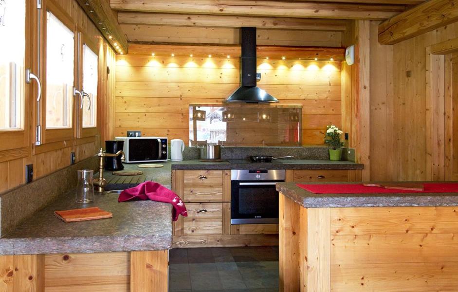 Urlaub in den Bergen Chalet Le Loup Lodge - Les 2 Alpes - Küche
