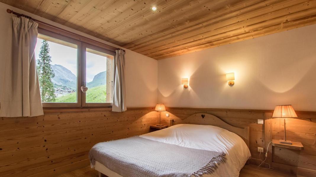 Holiday in mountain resort 7 room duplex chalet 14 people - Chalet le Marjency - Le Grand Bornand - Bedroom