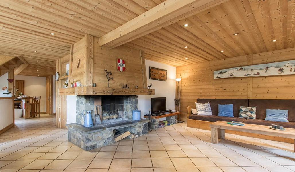 Vakantie in de bergen Chalet duplex 7 kamers 14 personen - Chalet le Marjency - Le Grand Bornand - Woonkamer