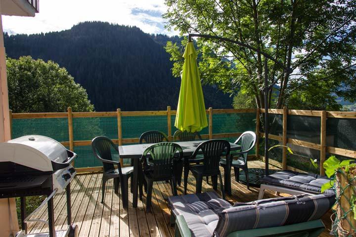 Urlaub in den Bergen 3-Zimmer-Appartment für 6 Personen - Chalet le Marmouset - Châtel - Terrasse