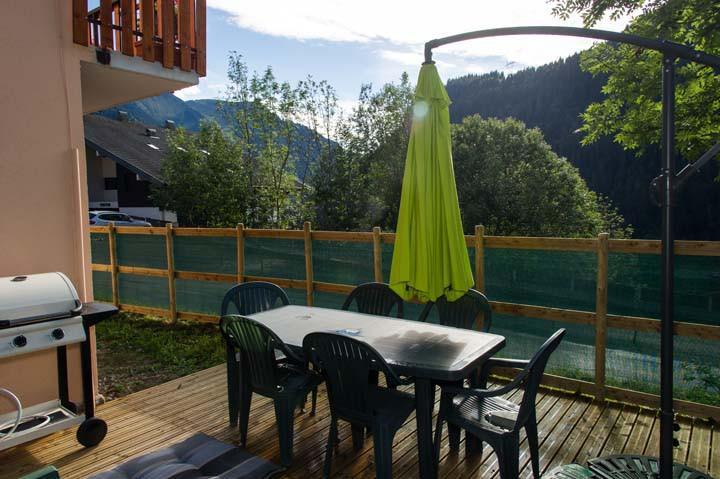Vacances en montagne Appartement 3 pièces 6 personnes - Chalet le Marmouset - Châtel - Terrasse