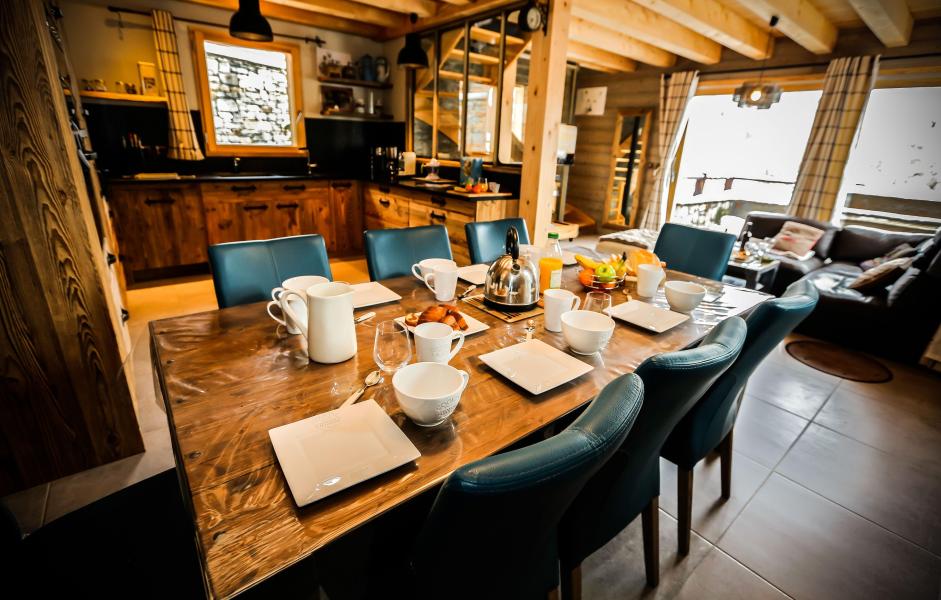 Holiday in mountain resort Chalet le Mas des Neiges - Valloire - Dining area