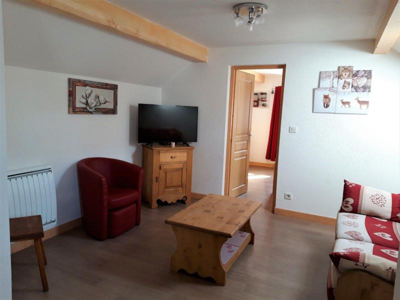 Holiday in mountain resort 4 room apartment 8 people - Chalet le Mont Emy - Albiez Montrond - Living room