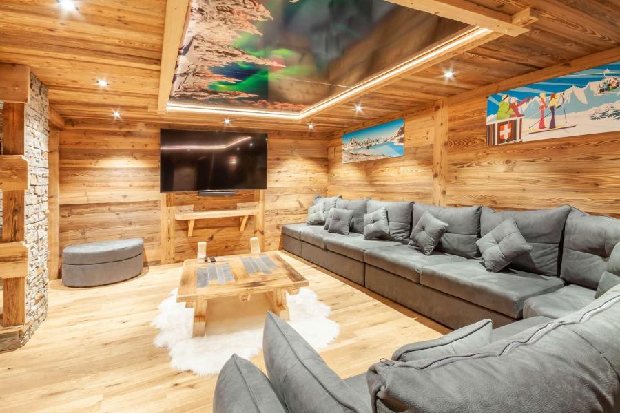 Holiday in mountain resort 5 room mezzanine chalet 10 people - Chalet le Nordic - Morzine - Living room