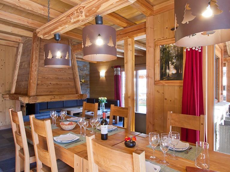 Vakantie in de bergen Chalet 7 kamers 14 personen - Chalet Le Panda - Les 2 Alpes - Woonkamer